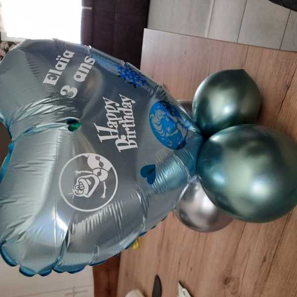 personnalisation sur ballon pour anniversaire